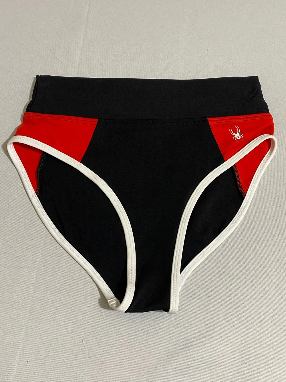 SPYDER Athletic-Style Hi-Rise Bikini Bottom Women's Size S